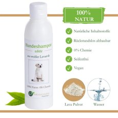 Hundeshampoo WHITE | Bio | sanfte Pflege f&uuml;r...